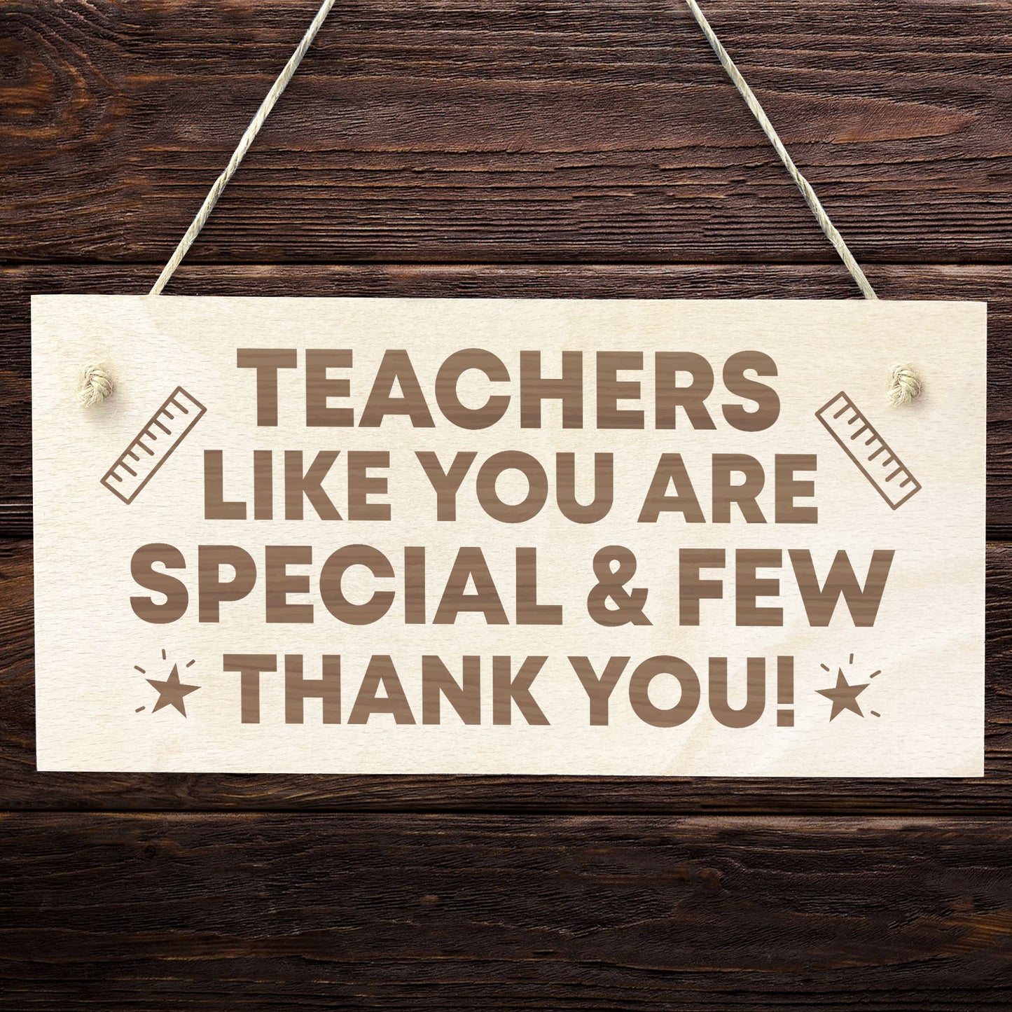 Thank You Gift For Teacher Wooden Plaque Gift Leaving School