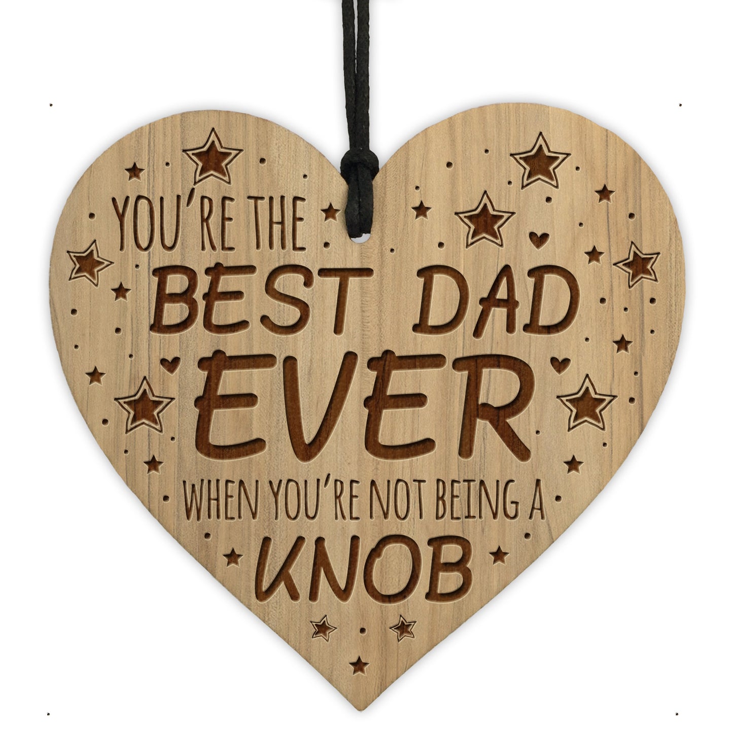 Dad Gift Novelty Birthday Christmas Gift For Dad Engraved Heart