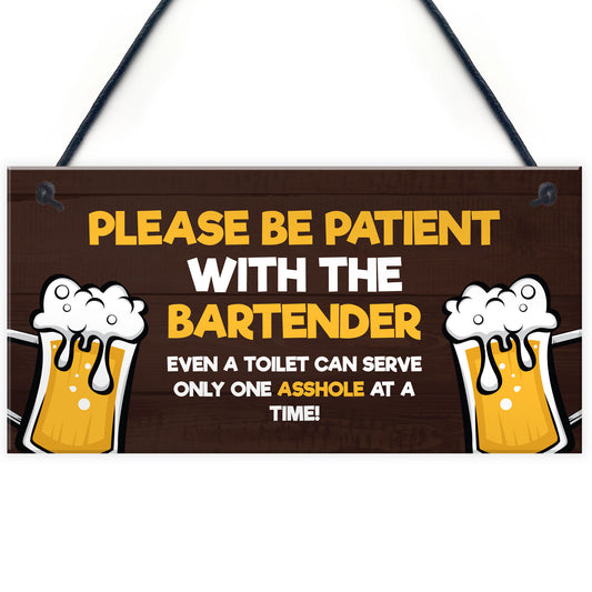 Funny Joke Humour Home Bar Sign For Garden Shed Man Cave