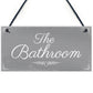 'THE BATHROOM' Door Sign Plaque Sign for Toilet or Bathroom