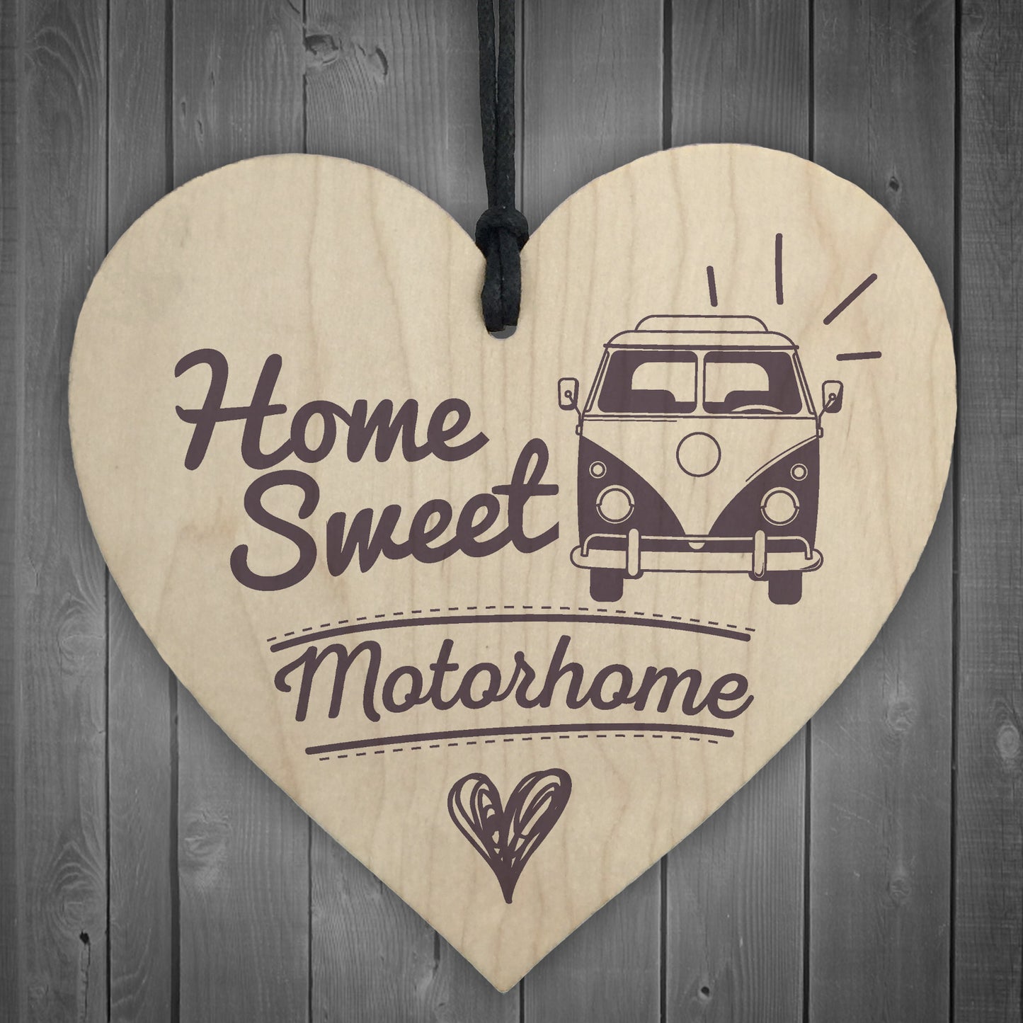 Home Sweet Motorhome Caravan Friendship Plaque Novelty Chic