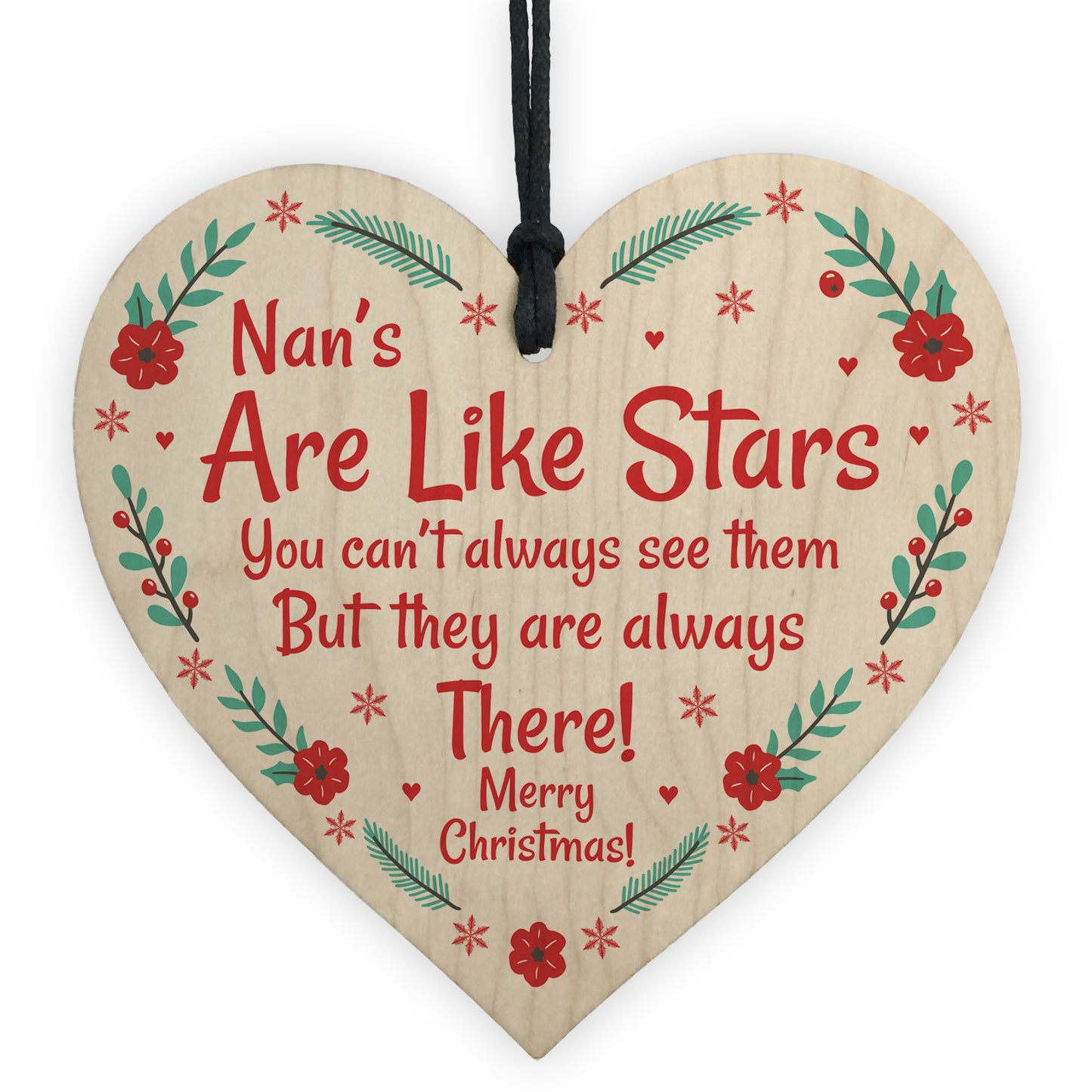 Christmas Gift For Nan Novelty Tree Decoration Bauble Gifts