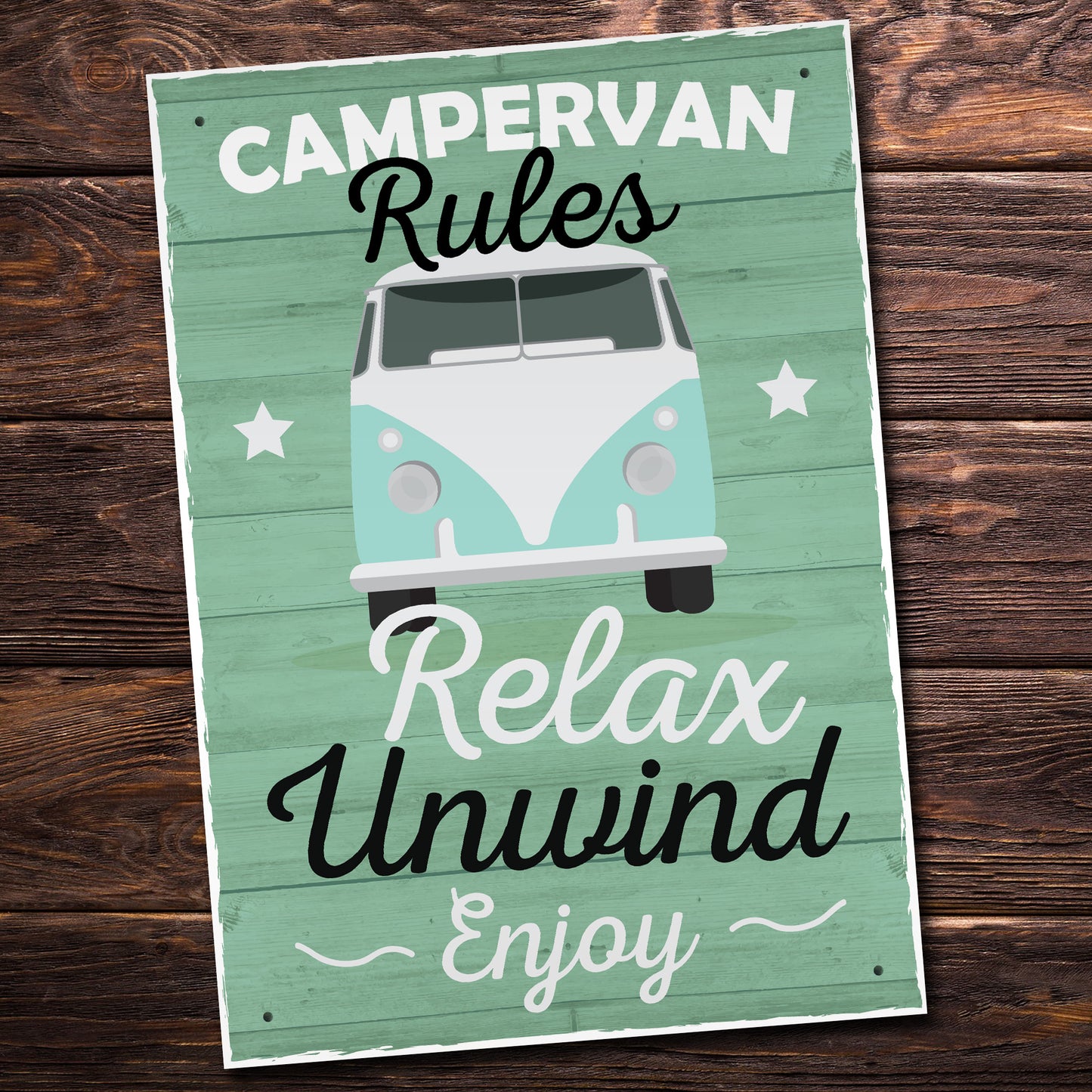 Camper Van Accesories Travel Holiday Novelty Plaques Birthday