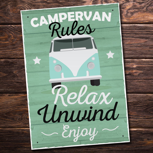 Camper Van Accesories Travel Holiday Novelty Plaques Birthday