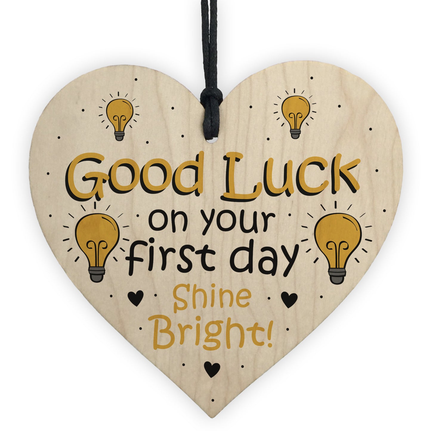 1st Day At School Nursery Gift Hanging Heart Back To School Gift