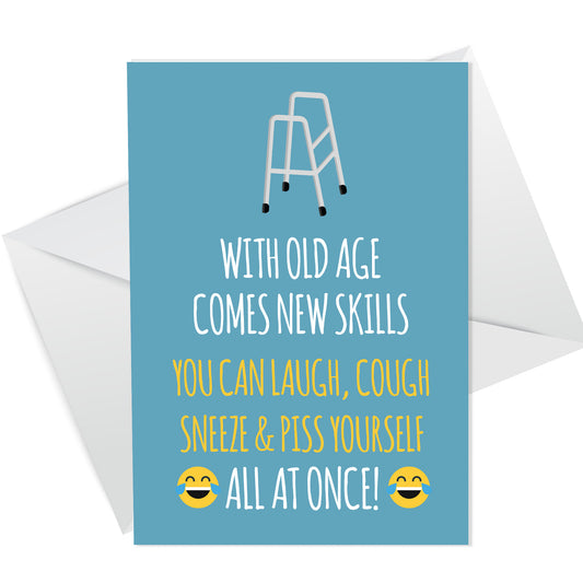 Funny Humorous Birthday Card For Mum Dad Nan Grandad 50th 60th