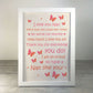 Nan Gift Home Plaque Grandparent Print Framed Keepsake THANK YOU