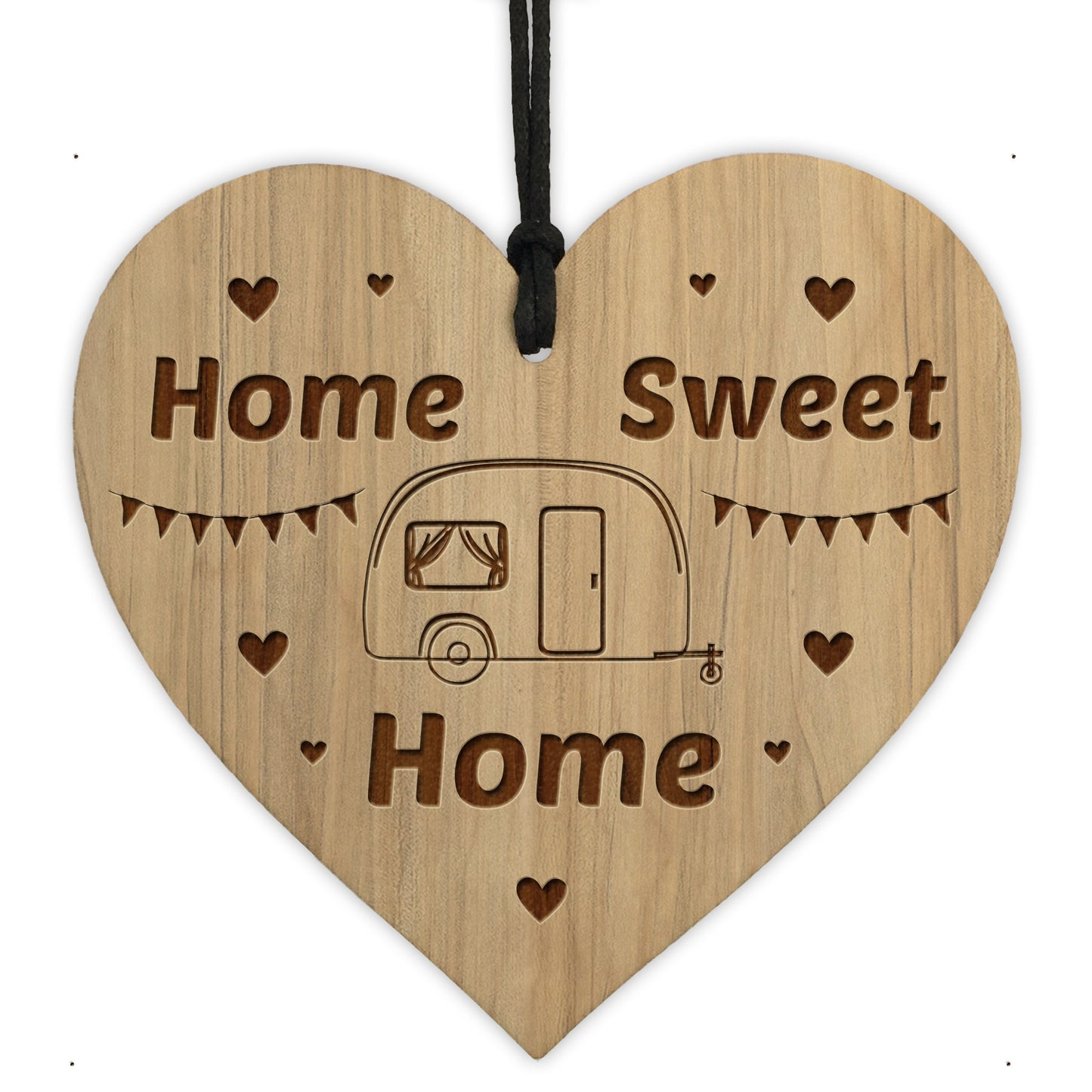 Caravan Sign Engraved Hanging Door Sign Home Sweet Home Gift