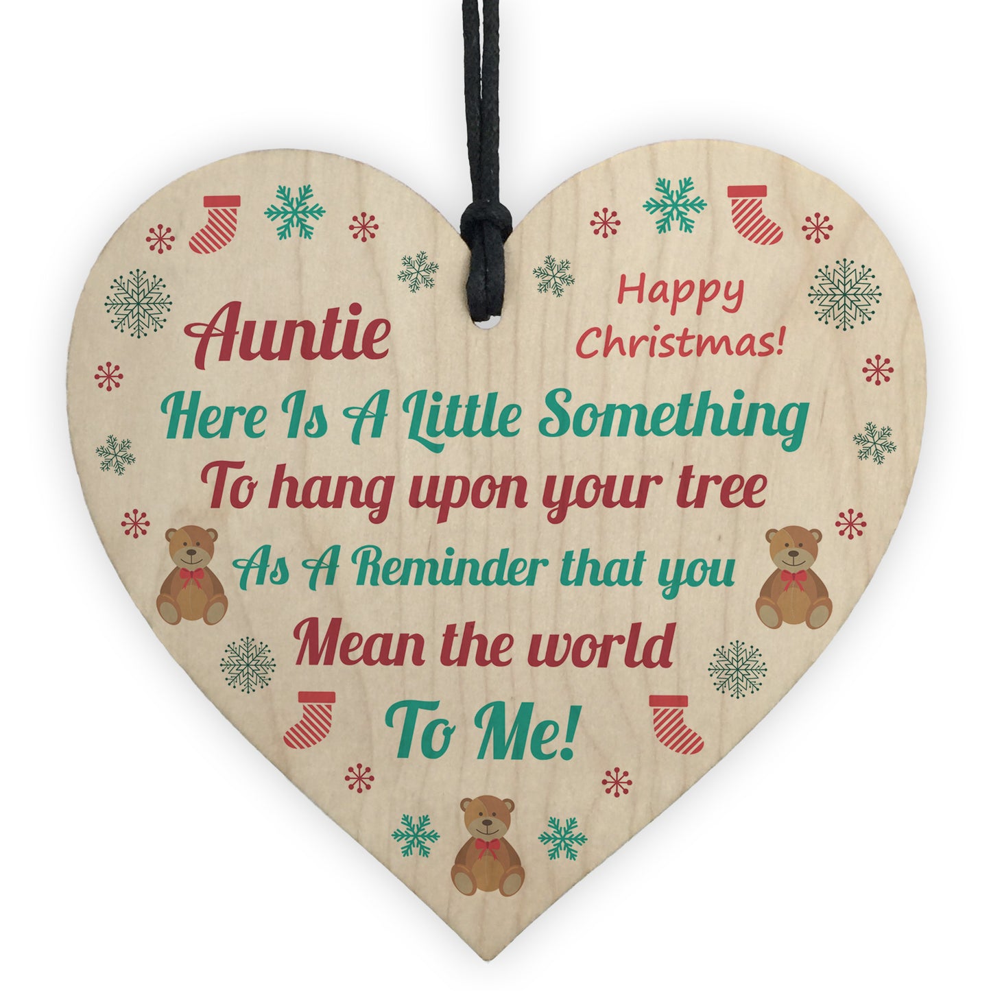 Special Christmas Gift For Auntie From Niece Nephew Decoration