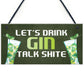 Funny Gin Bar Sign Hanging Home Bar Plaque Gin Gift For Him Her