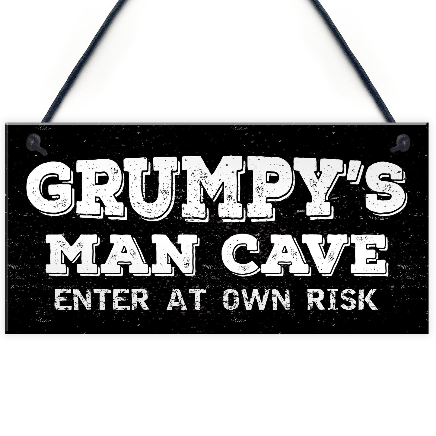 Man Cave Plaque Garage Signs For Men Shed Dad Grandad Son