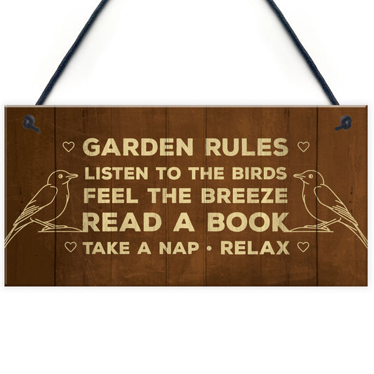 Garden Plaque For Outside Garden Summerhouse Sign Hanging