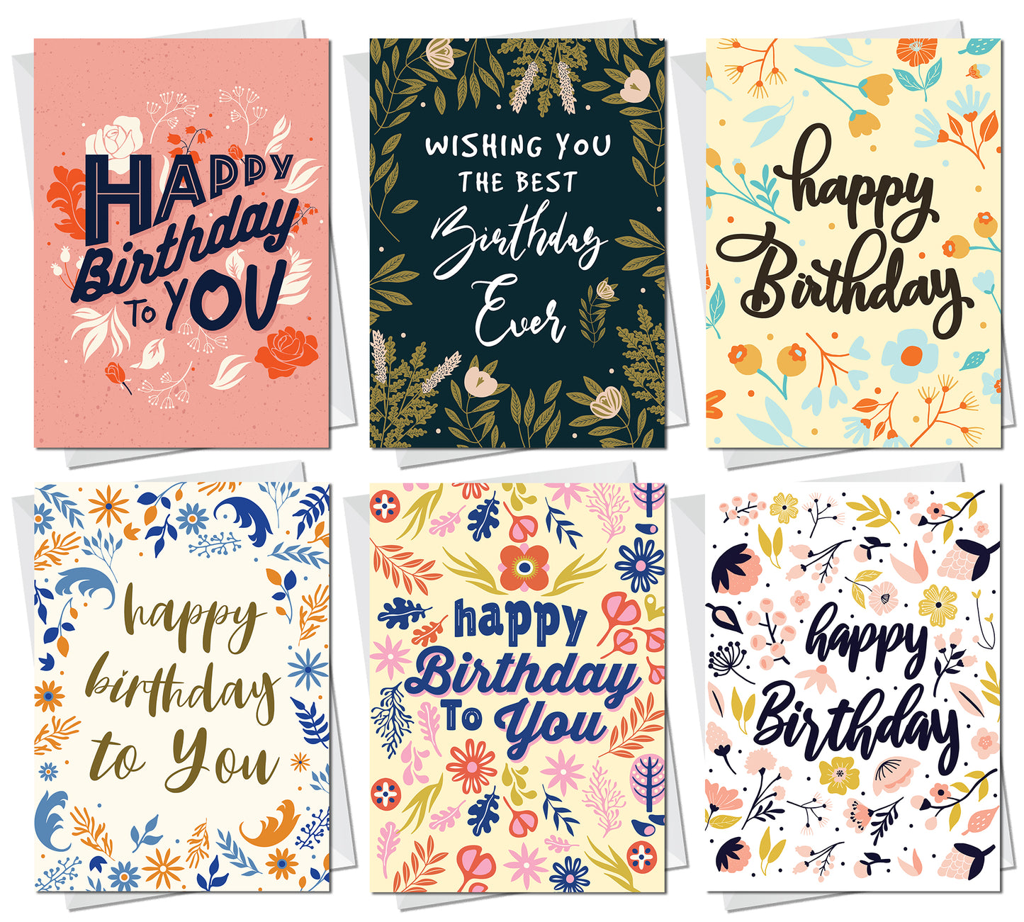 Birthday Cards Multipack of 30 Happy Birthday Card For Women Her