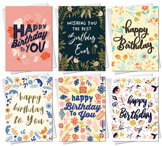 Birthday Cards Multipack of 30 Happy Birthday Card For Women Her