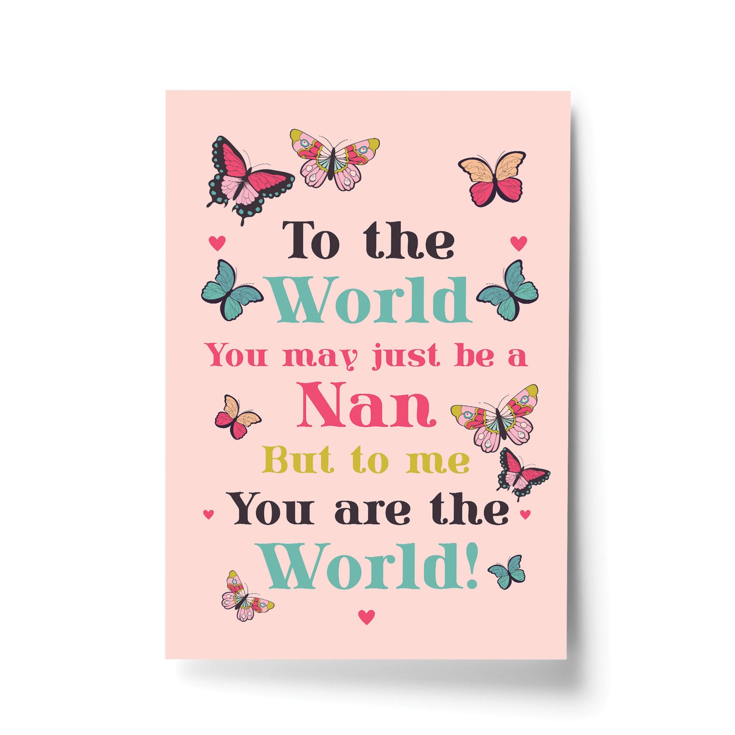 Birthday Christmas Gift For Nan A4 Print Special Thank You Gift