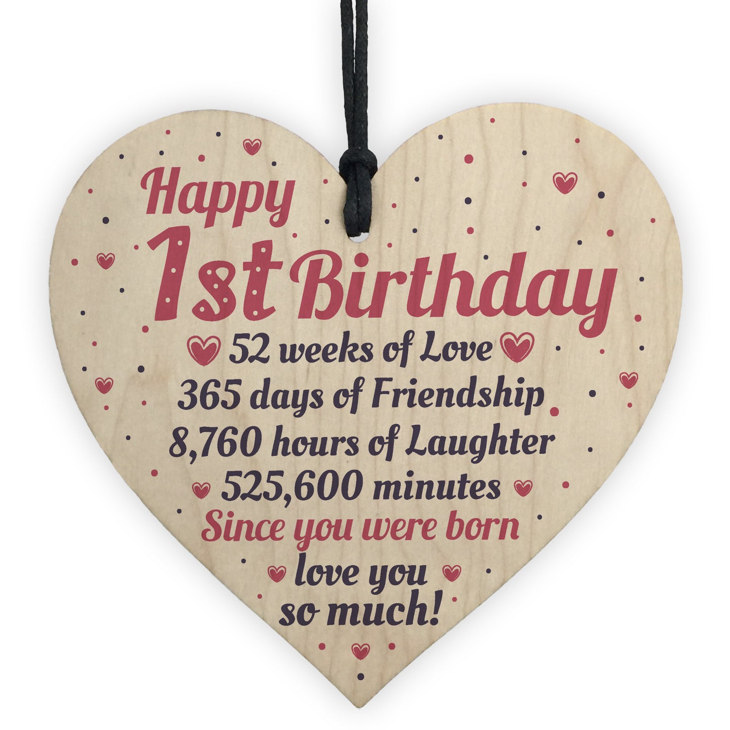 Happy 1st First Birthday Baby Daughter Son Grandson Grandaughter