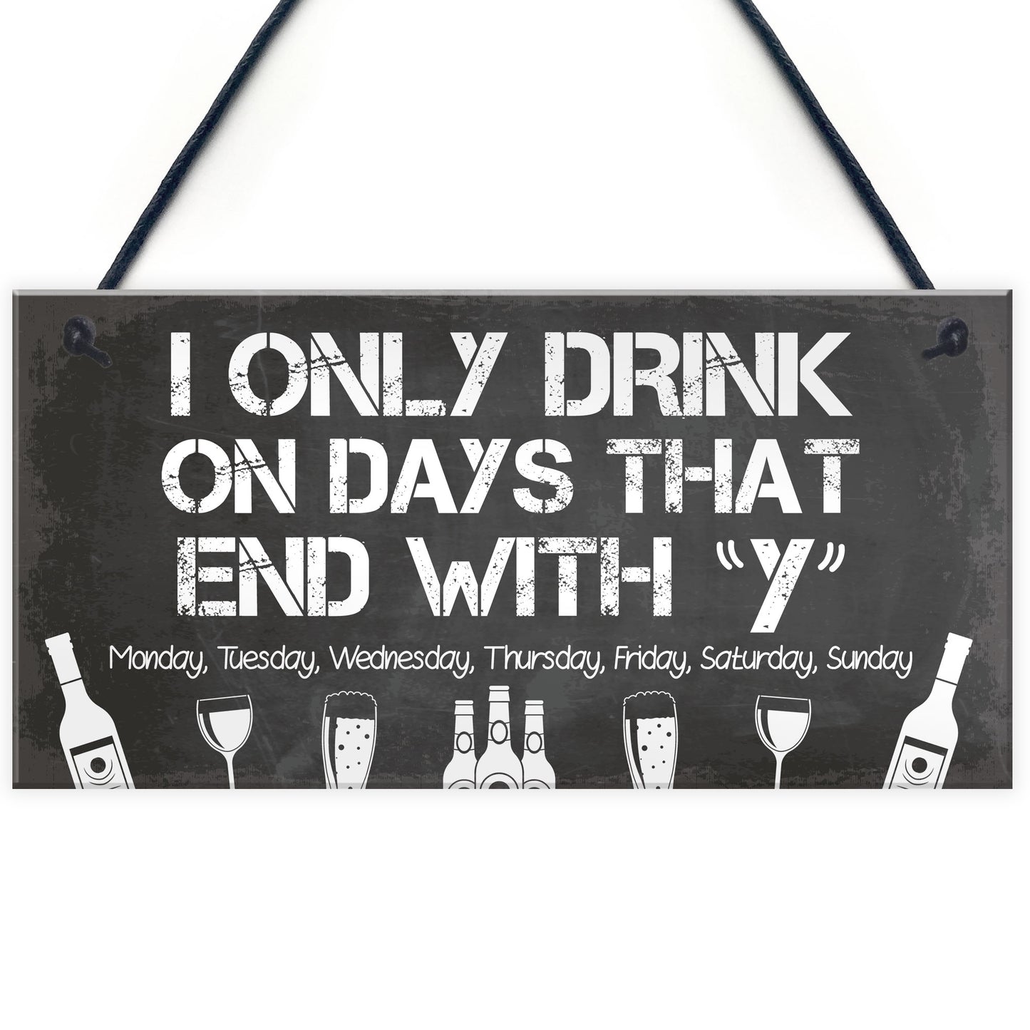 Funny Backyard Bar Sign Garden Plaque Alcohol Man Cave Beer Gin