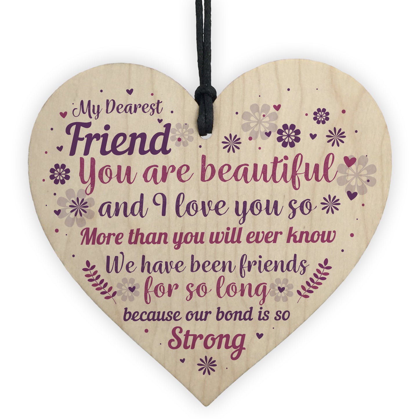 Friendship Gift For Girls Handmade Christmas Birthday Gift Wood