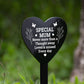 Special Mum Graveside Memorial Marker Acrylic Grave Heart Plaque