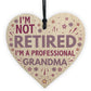 GRANDMA Gift Wooden Heart Plaque Grandma Birthday Xmas Gift