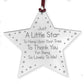 Thank You Christmas Gift For Teacher Assistant Engraved Star