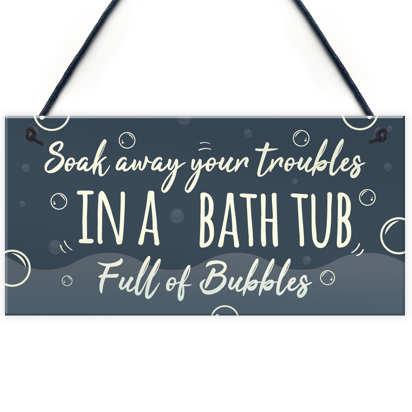Bath Tub Bathroom Decor Toilet Door Sign Nautical Wall Sign