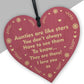 Auntie Gifts From Niece Nephew Wooden Hanging Heart Gift