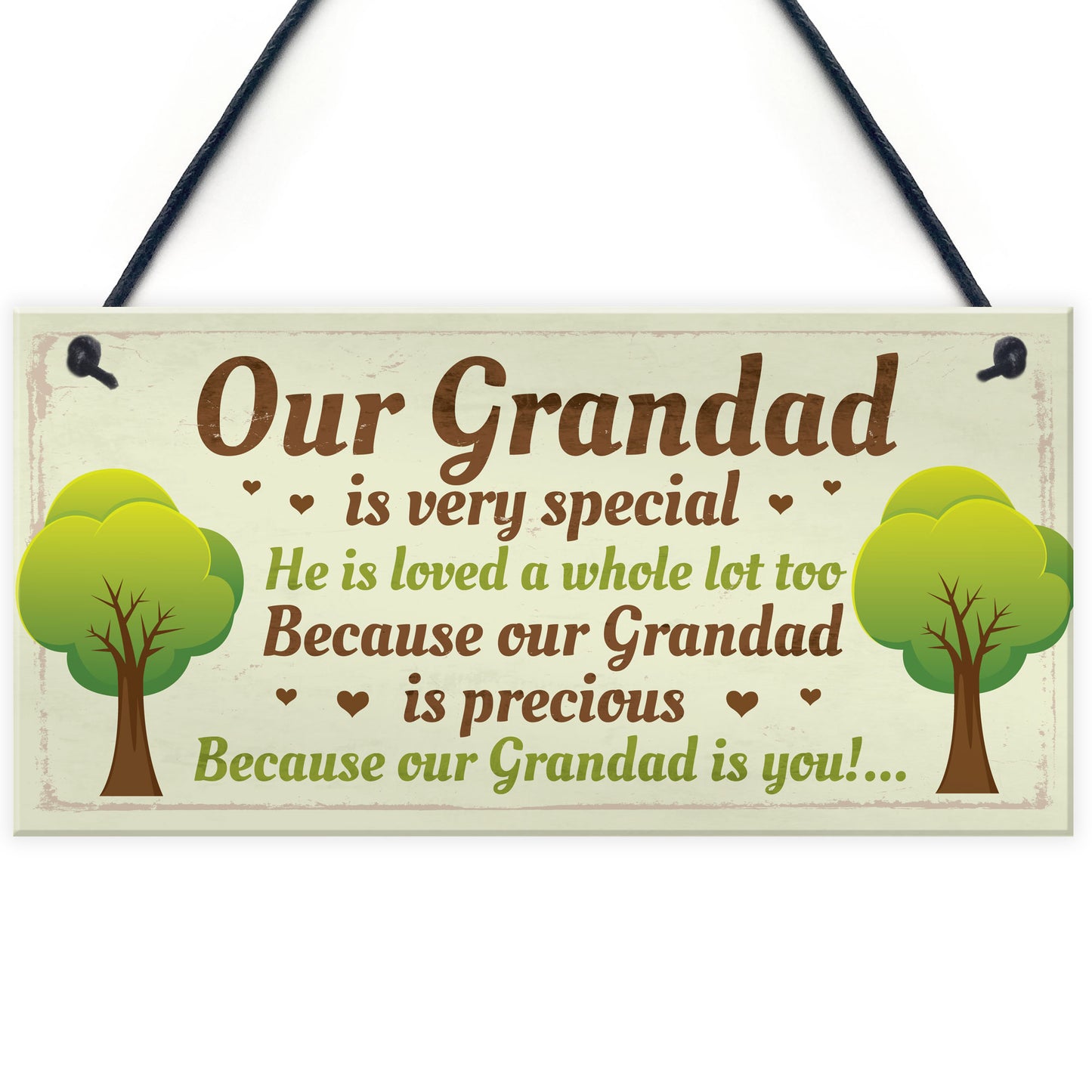 Grandad Gift Plaque Cute Gifts For Grandad From Grandchildren