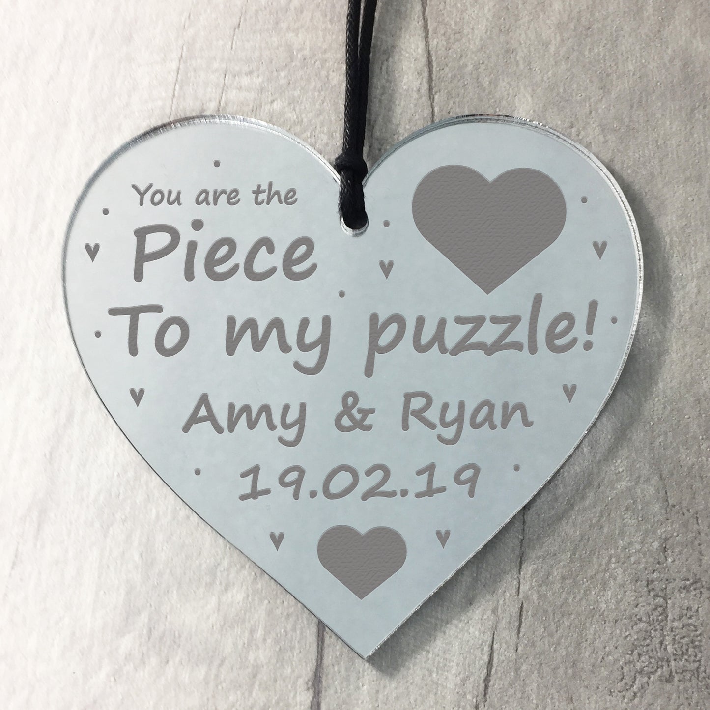 Personalised Special Anniversary Gift Puzzle Husband Wife Gift