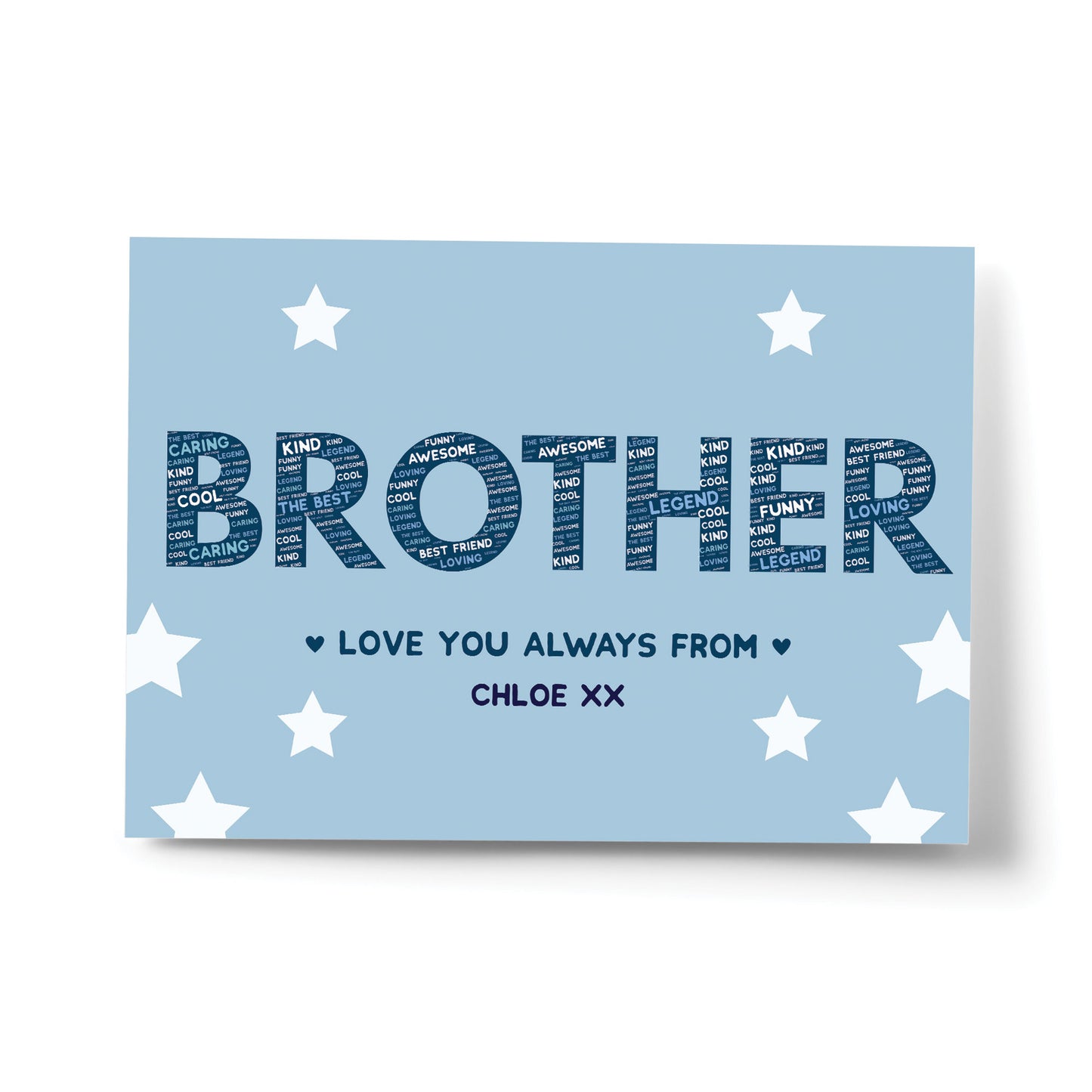 Brother Gift Personalised Print Brother Uncle Birthday Xmas Gift