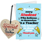 Thank You Gift And Card For Nursery School Teacher Wood Heart