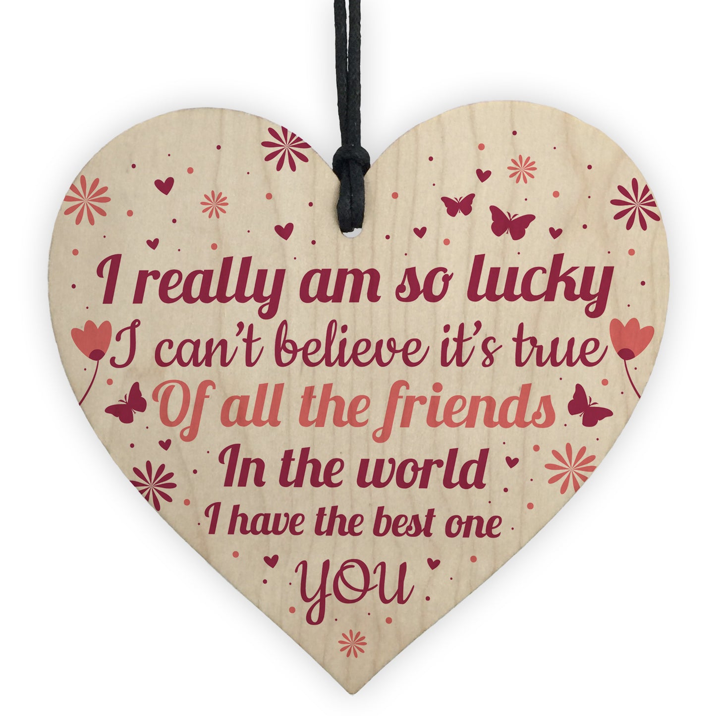 Best Friend Gifts For Women Wooden Heart Best Friend Card Thanks