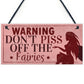 Warning Garden Sign Garden Shed Plaque SummerHouse Sign Gift