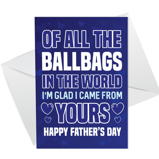 Fathers Day Card For Dad Funny Card For Dad Fathers Day Card