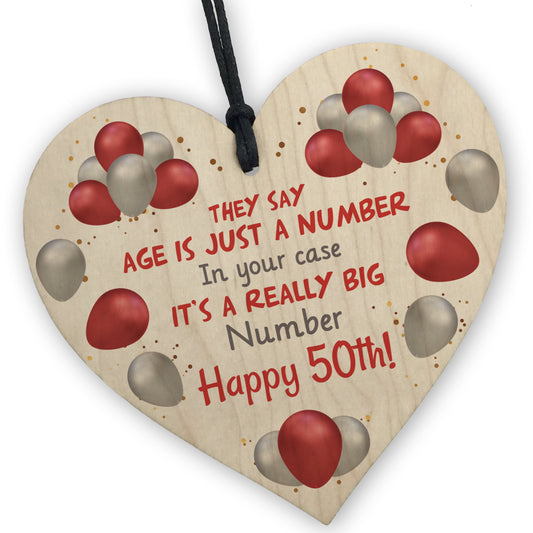 Hilarious Birthday Gifts For 50th Birthday Heart 50th Birthday