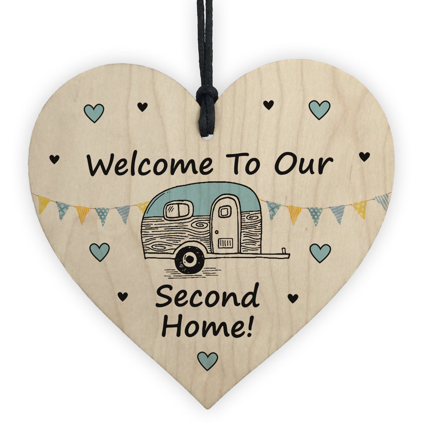 Caravan Sign Hanging Door Plaque Welcome Sign Second Home