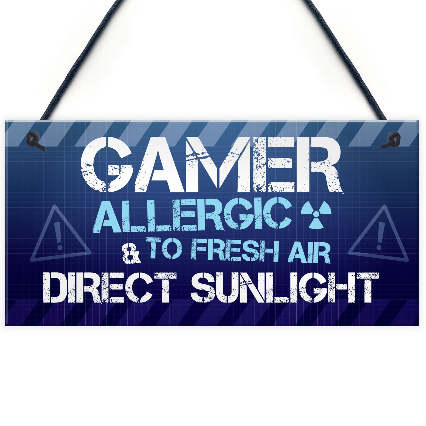 Novelty Gaming Sign Plaque Gamer Gifts For Son Brother Boys