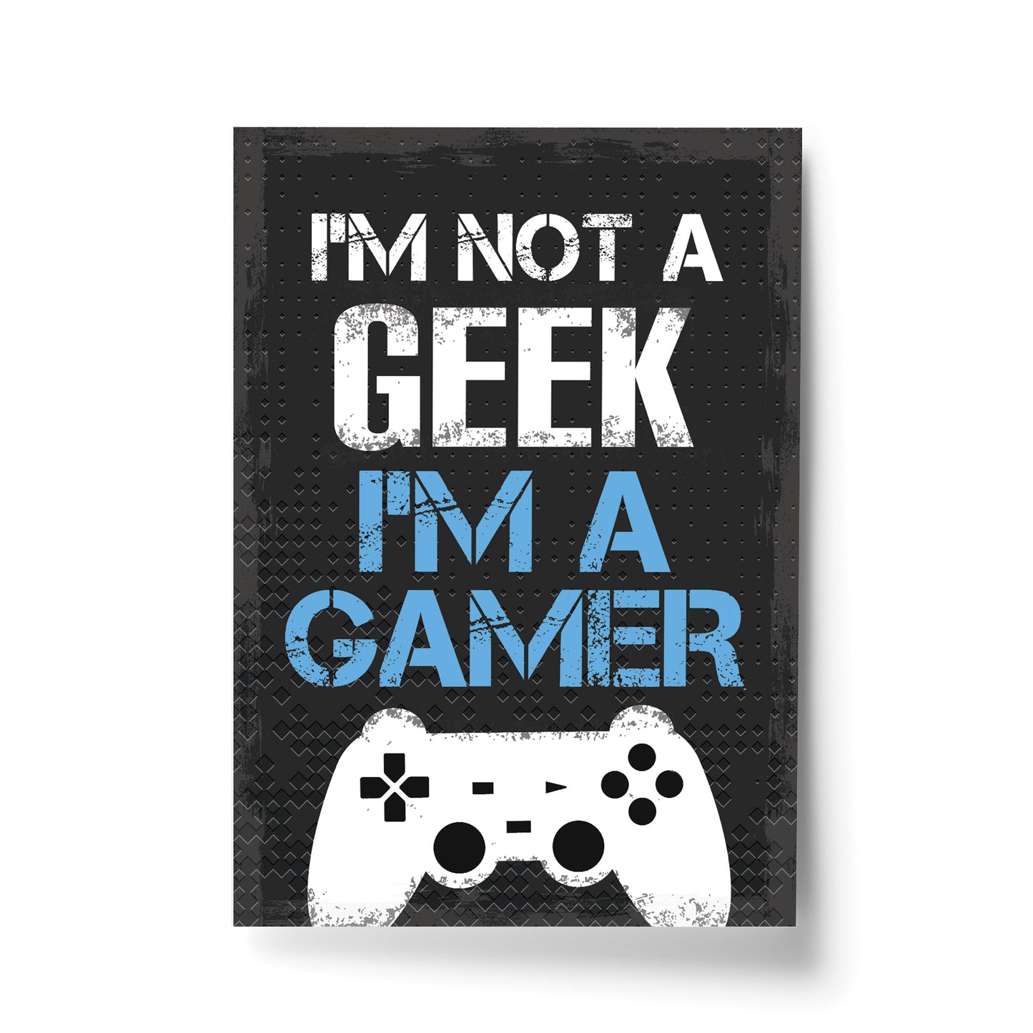 Not A Geek Funny Gamer Gift Gaming Sign For Boy Bedroom Wall Art