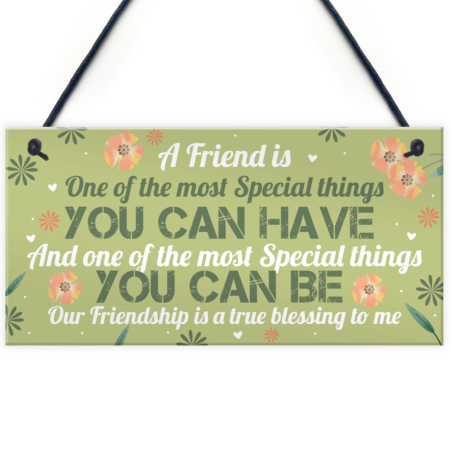 Special Thankyou Gift Friendship Plaque Love Sign Birthday Gift