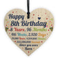 8th Birthday Gift For Boys Heart 8th Birthday Gift For Girls