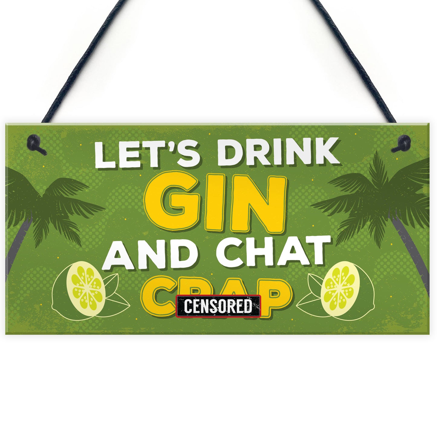 Novelty Gin Wall Sign Funny Bar Pub Man Cave Kitchen Plaque Gift
