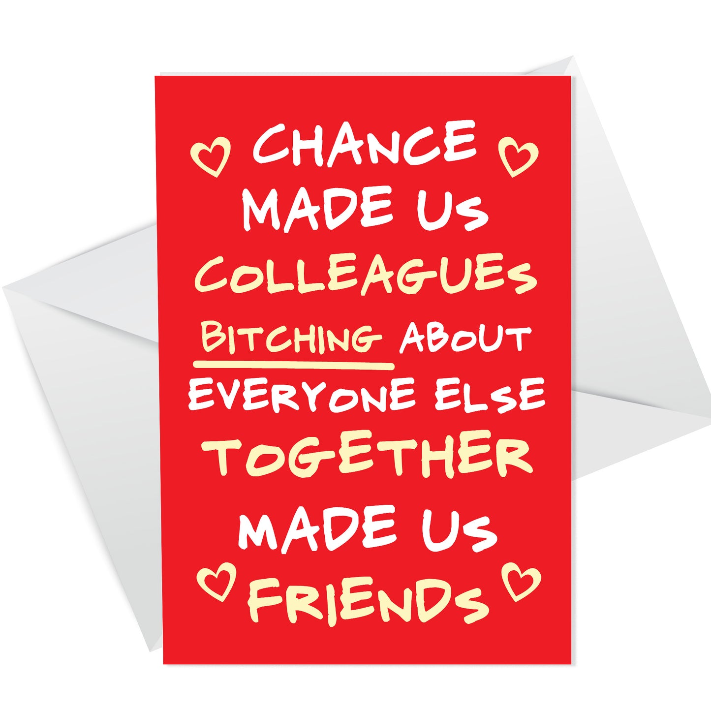 Colleague Birthday Card Chance Made Us Colleagues Birthday Card