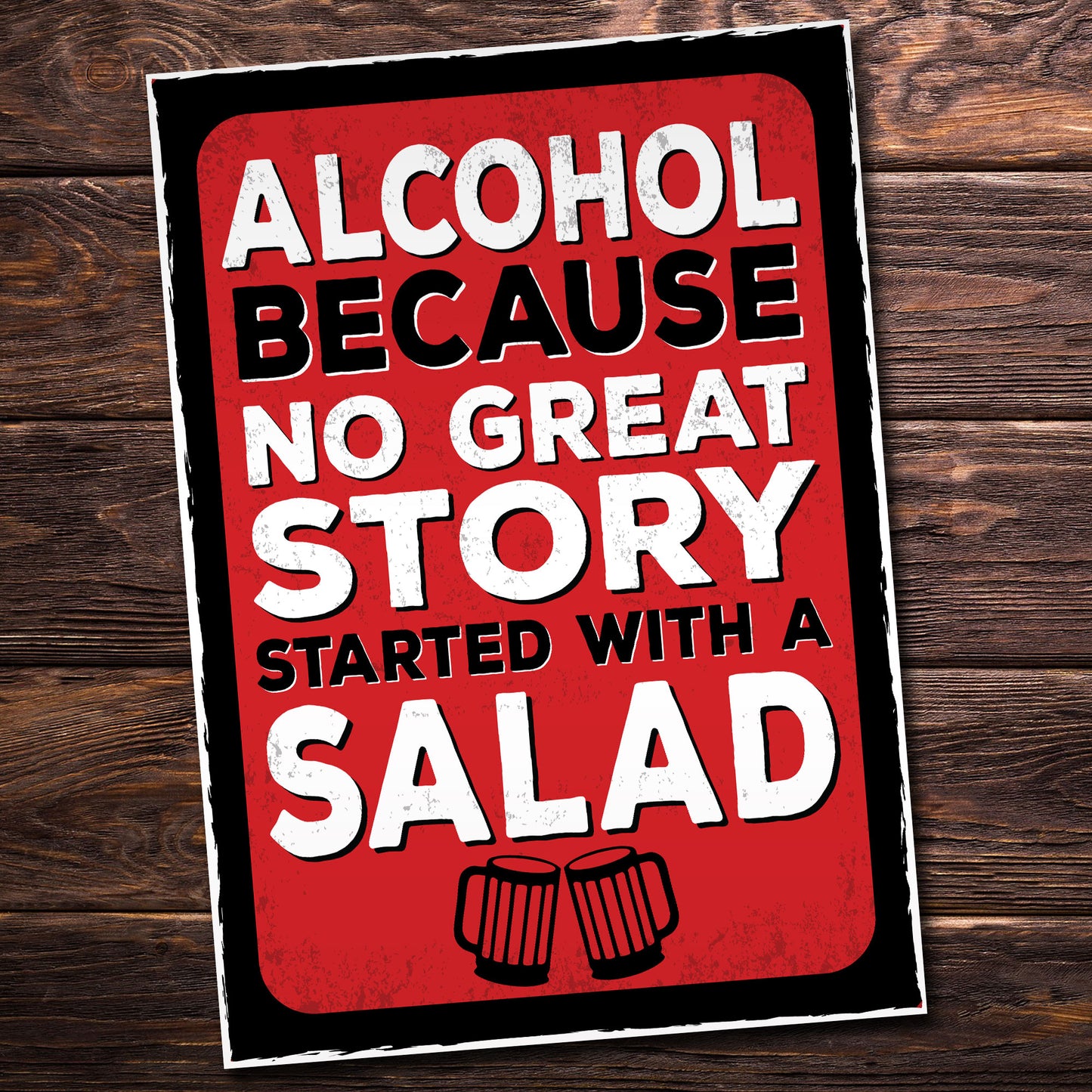 Novelty Home Bar Sign Funny Sign For Garden Bar Shed Man Cave