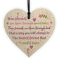 Best Friend Friendship Sign Wood Heart Plaque Birthday Gift