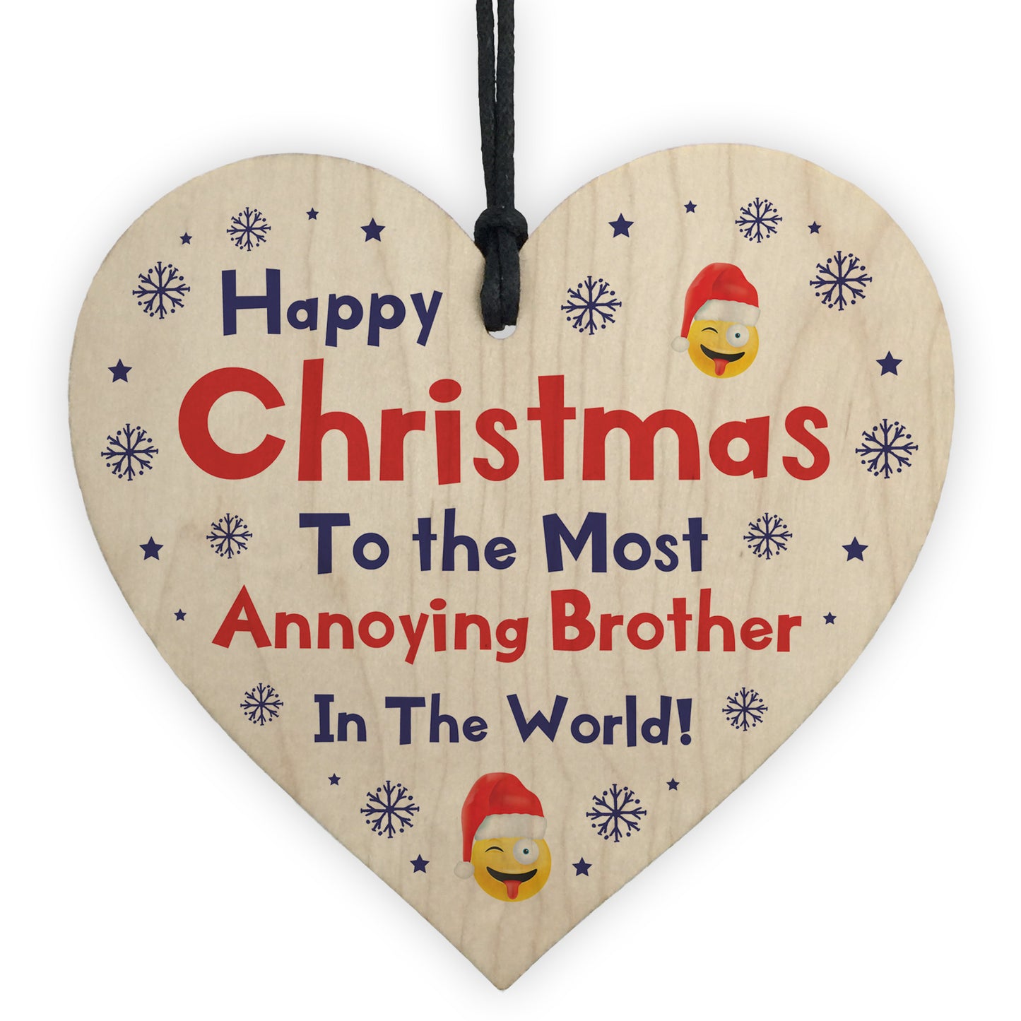 Funny Joke Brother Gift For Christmas Heart Novelty Brother Gift