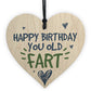 Funny Happy Birthday Wooden Heart Boyfriend Girlfriend Thank You