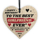 Funny Joke Gift For Girlfriend Birthday Wood Heart Gift For He