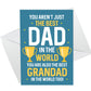 Birthday Fathers Day Card For Dad And Grandad Card For Him Men
