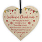 Lockdown Christmas Gift For Friend Family Wood Heart Tree Decor