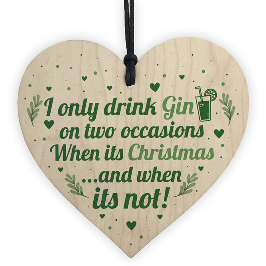 Funny Christmas Gin Sign Gift For Gin Lovers Home Bar Plaque